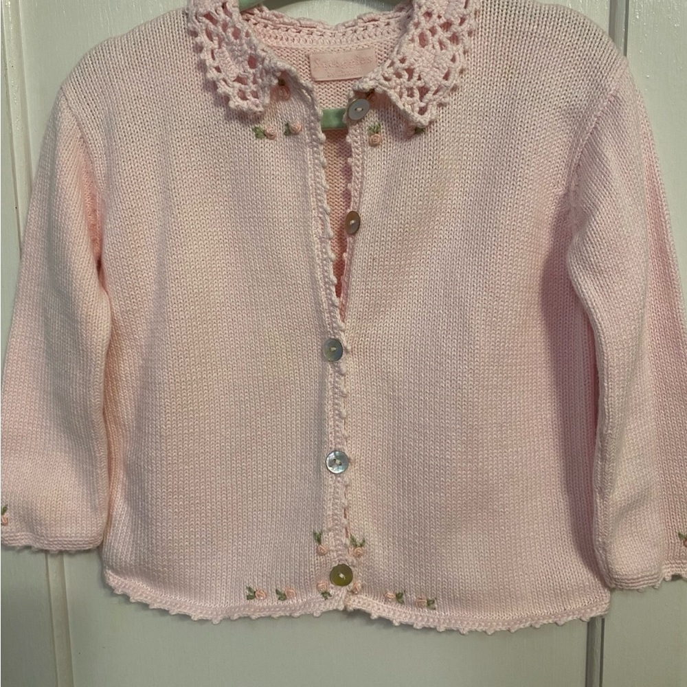 Squiggles Pink Sweater